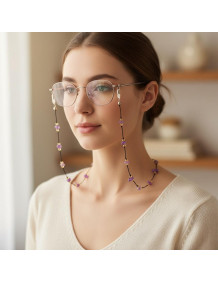 Amethyst Stone Glasses Hanger – Natural Stone Elegance