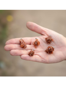 Aragonite Stone Steel Pendant
