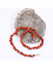 Jasper Stone Amorphous Necklace