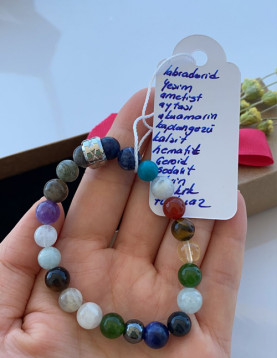 Personalized Natural Stone Bracelet