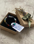 Personalized Natural Stone Bracelet