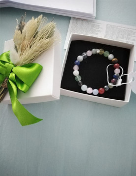 Personalized Natural Stone Bracelet