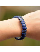 Pulsera Elástica Piedra Lapislázuli