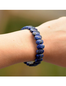 Lapis Lazuli Stone Elastic Bracelet