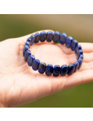 Pulsera Elástica Piedra Lapislázuli