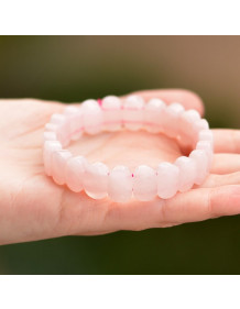 Pink Quartz Stone Bracelet