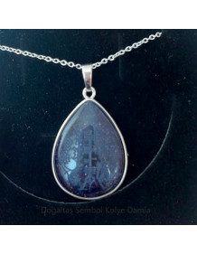 Doğaltaş Sembol Kolye Damla