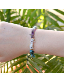 Pisces Natural Stone Bracelet - Adjustable