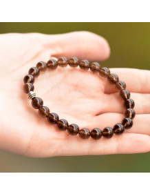 Smoky Quartz Stone Bracelet (8 mm)