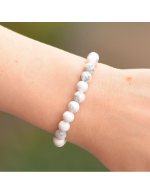 Howlite Stone Bracelet (8 mm)