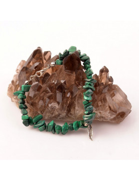 Malachite Stone Shapeless Bracelet - Malachite Stone