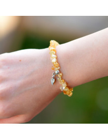 Citrine Stone Shapeless Bracelet - Money Stone