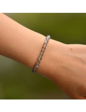 Reflective Labradorite Stone Bracelet - High Quality (6 mm)