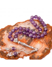 Amethyst Stone Rosary (8 mm)