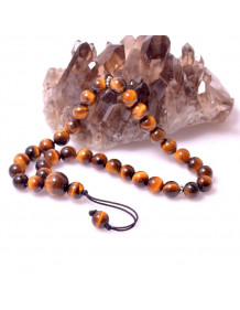 Tiger Eye Stone Rosary (8 mm)