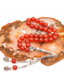 Red Agate Stone Rosary (8 mm)