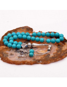 Turquoise Stone Rosary (8 mm)