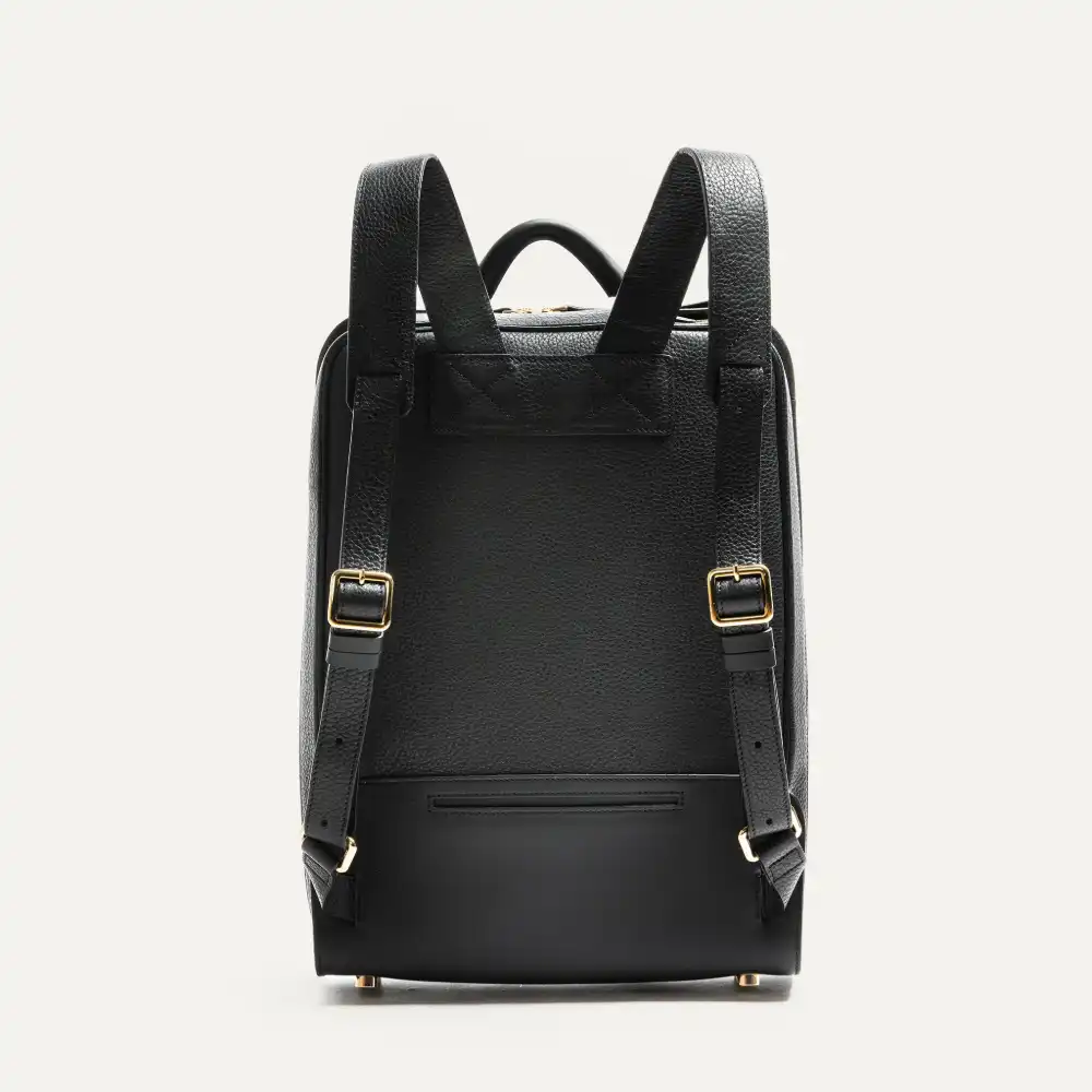 Chiara Slim Leather Backpack - Görsel 2
